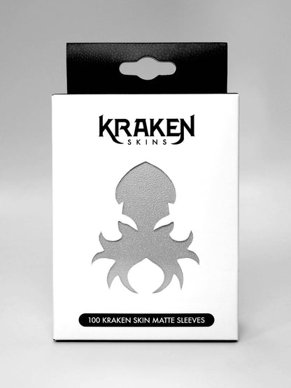Kraken Skins: Antique Silver Matte Sleeves