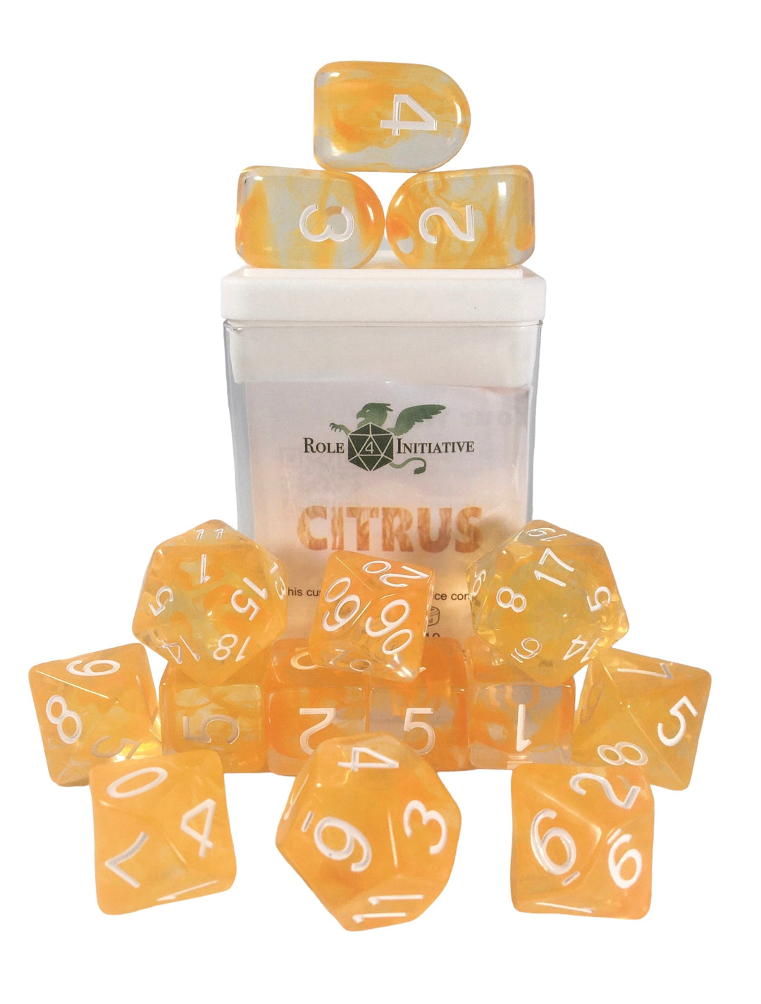 Diffusion Citrus - Set of 15 Dice