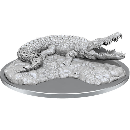 Wizkids Deep Cuts Miniatures: Unpainted Minis- Wave 21- Giant Crocodile