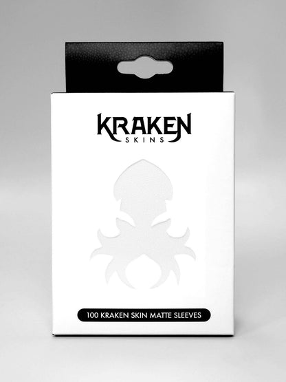 Kraken Skins: Frost White Matte Sleeves