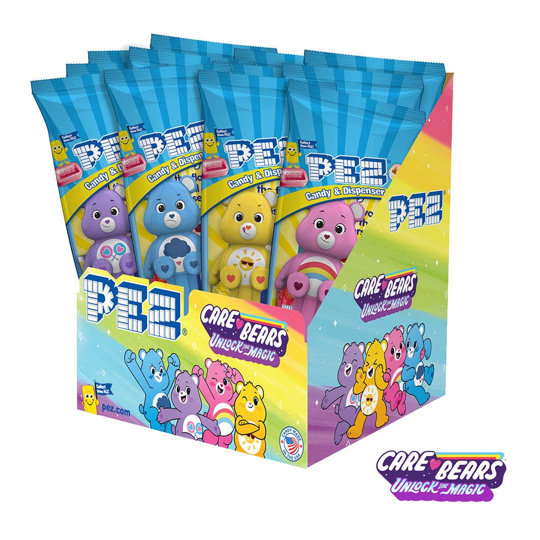 Care Bears Pez Candy, Poly Bag - Cheer Bear