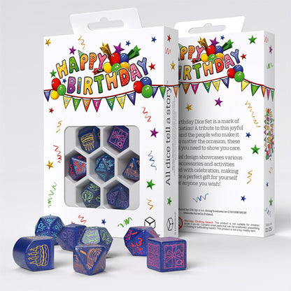 Happy Birthday Dice Set