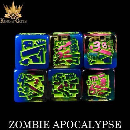 Zombie Apocalypse 11 Dice Set