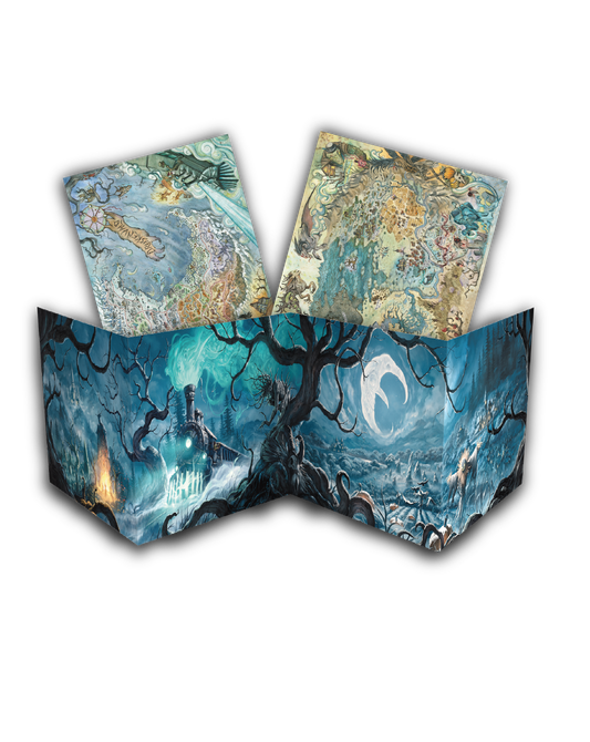 The Crooked Moon - Wickermoor GM Screen & Maps