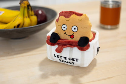 "Let's Get Saucy" Plush Chicken Nugget