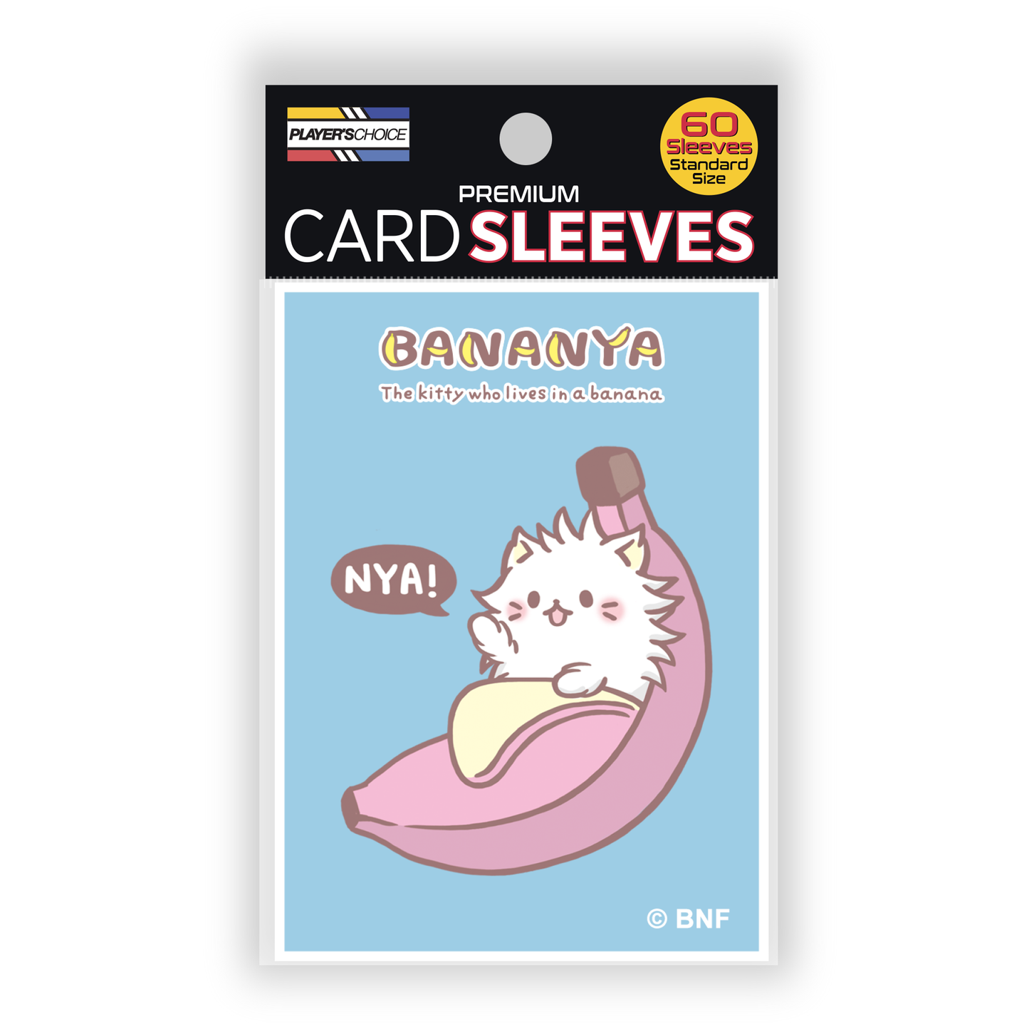 Officially Licensed Bananya Standard Sleeves - Blue