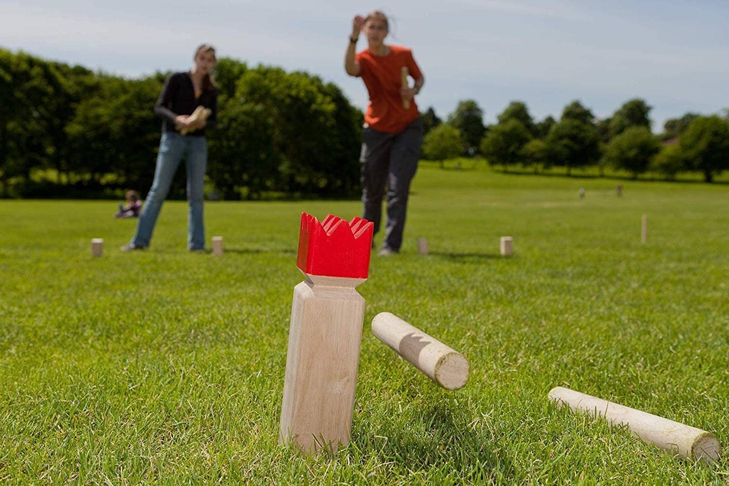 Outdoor Viking Kubb Chess Yard Game