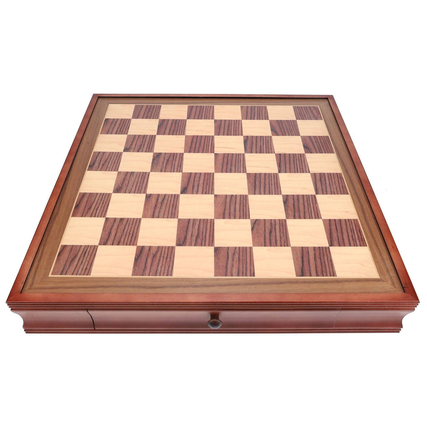 Wood Laminate Chess Board with Storage Drawers