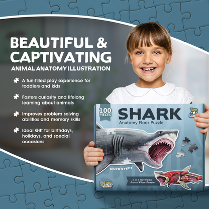 Turn N Learn: Shark Puzzle