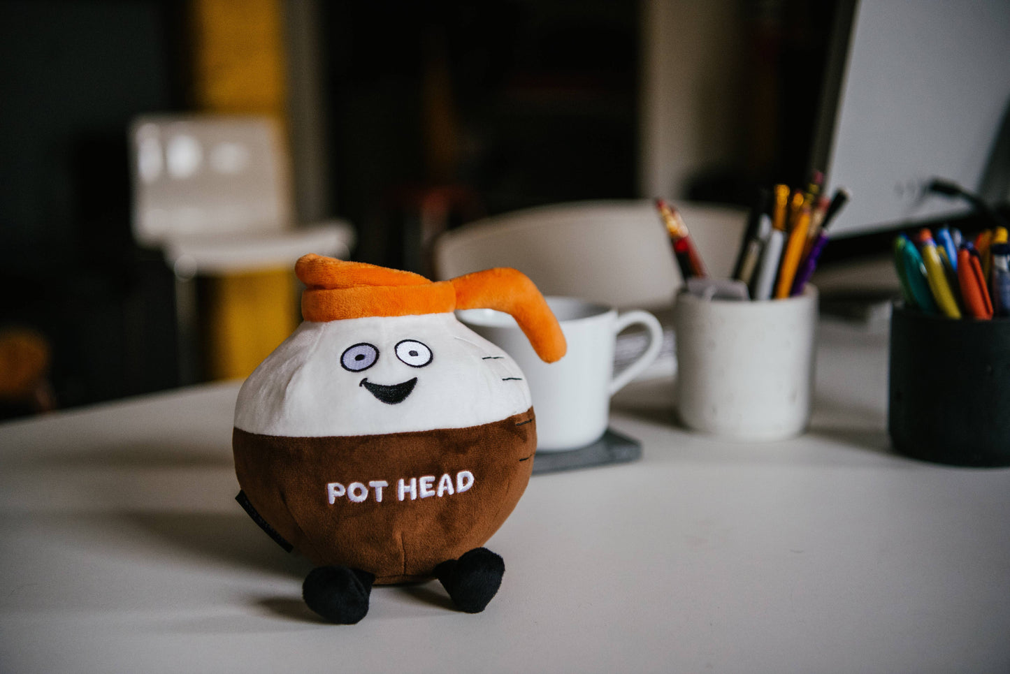 Plush Coffee Pot  Pot Head