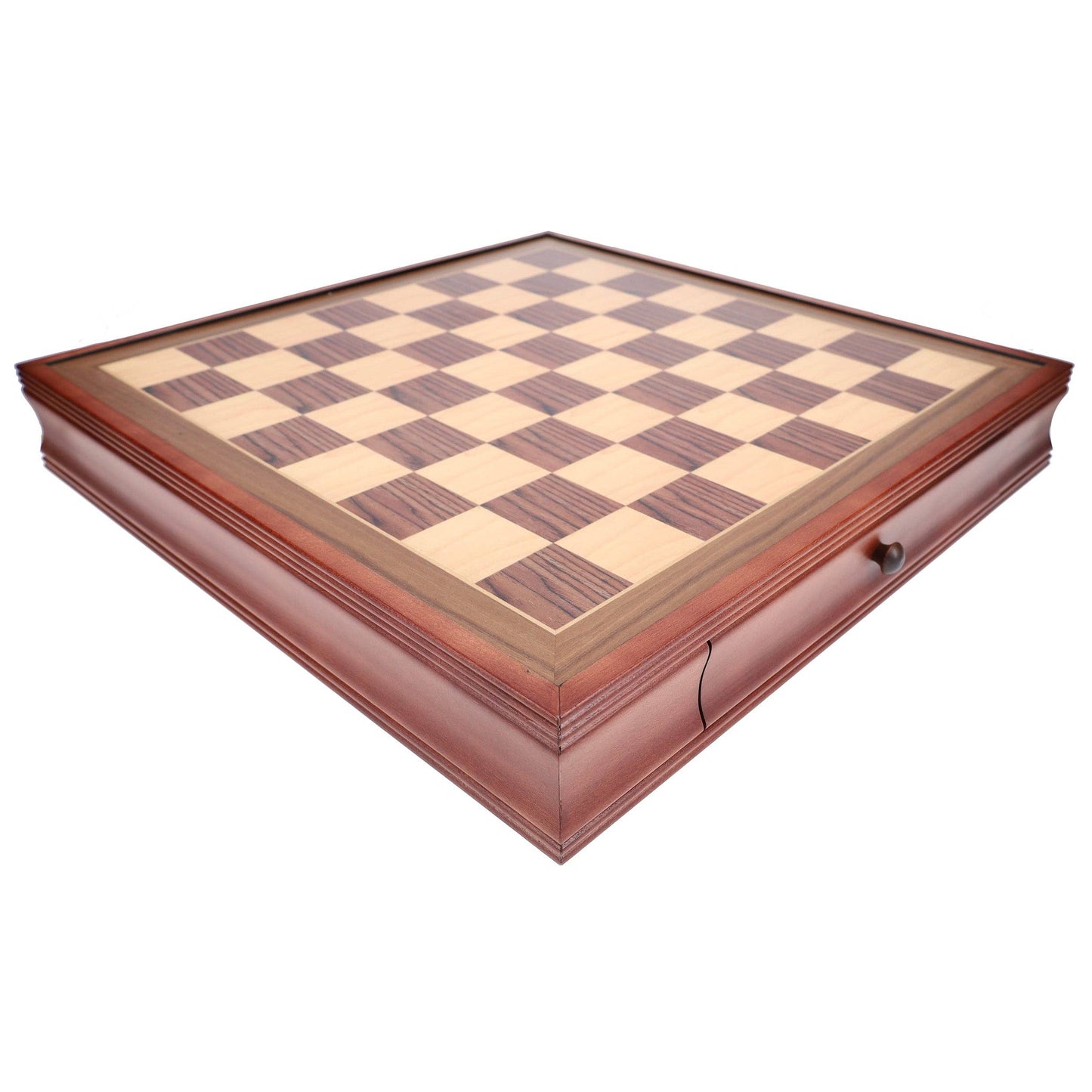 Wood Laminate Chess Board with Storage Drawers