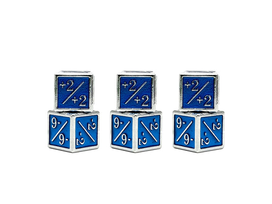 Blue Pack of D6 CCG Metal Dice