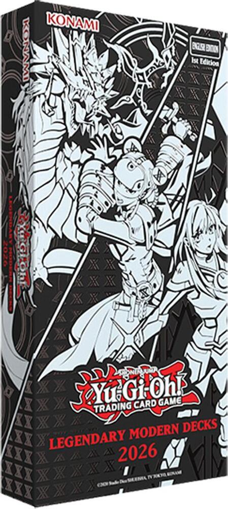 Yu-Gi-Oh: Legendary Modern Decks 2026 (3 Decks)