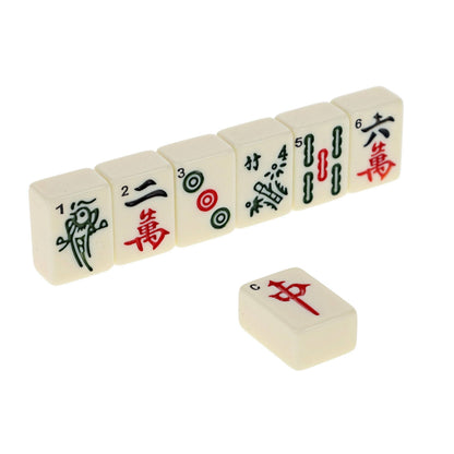 Traditional Chinese Mahjong Set Travel Size