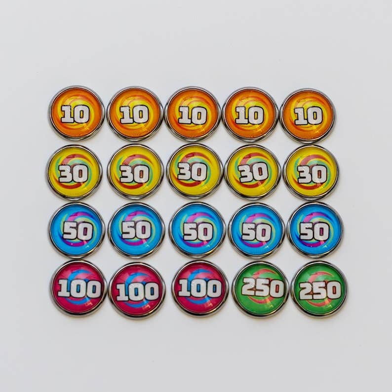 Handmade Damage Counters for the Pokémon TCG