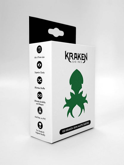 Kraken Skins: Forest Green Matte Sleeves