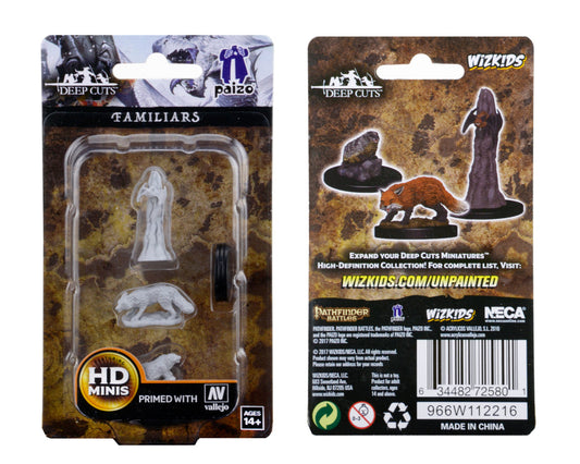Pathfinder Battles Deep Cuts Miniatures: Unpainted Minis- Wave 1- Familiars