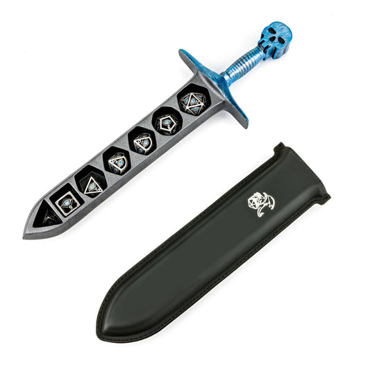 Grim Dagger Dice Case with sheath cover