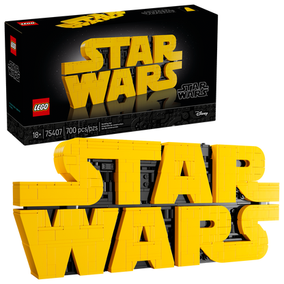LEGO® brick-built Star Wars™ Logo sign (75407)