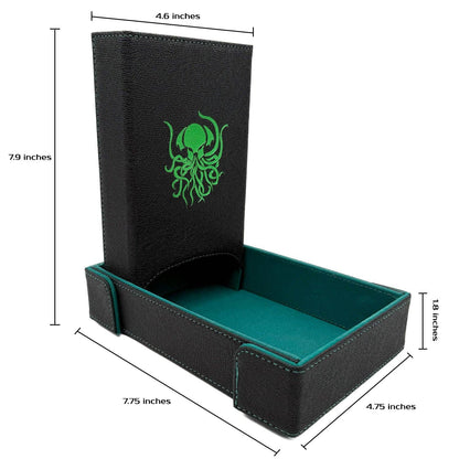 Dice Tray Green Cthulhu