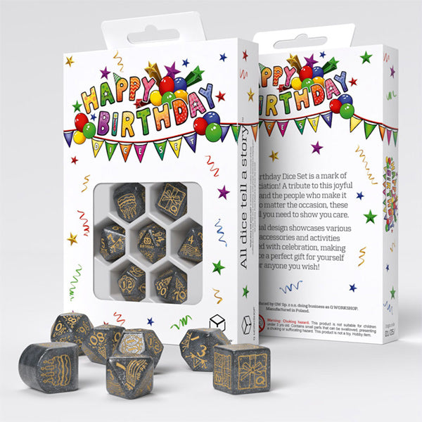 Happy Birthday Dice Set