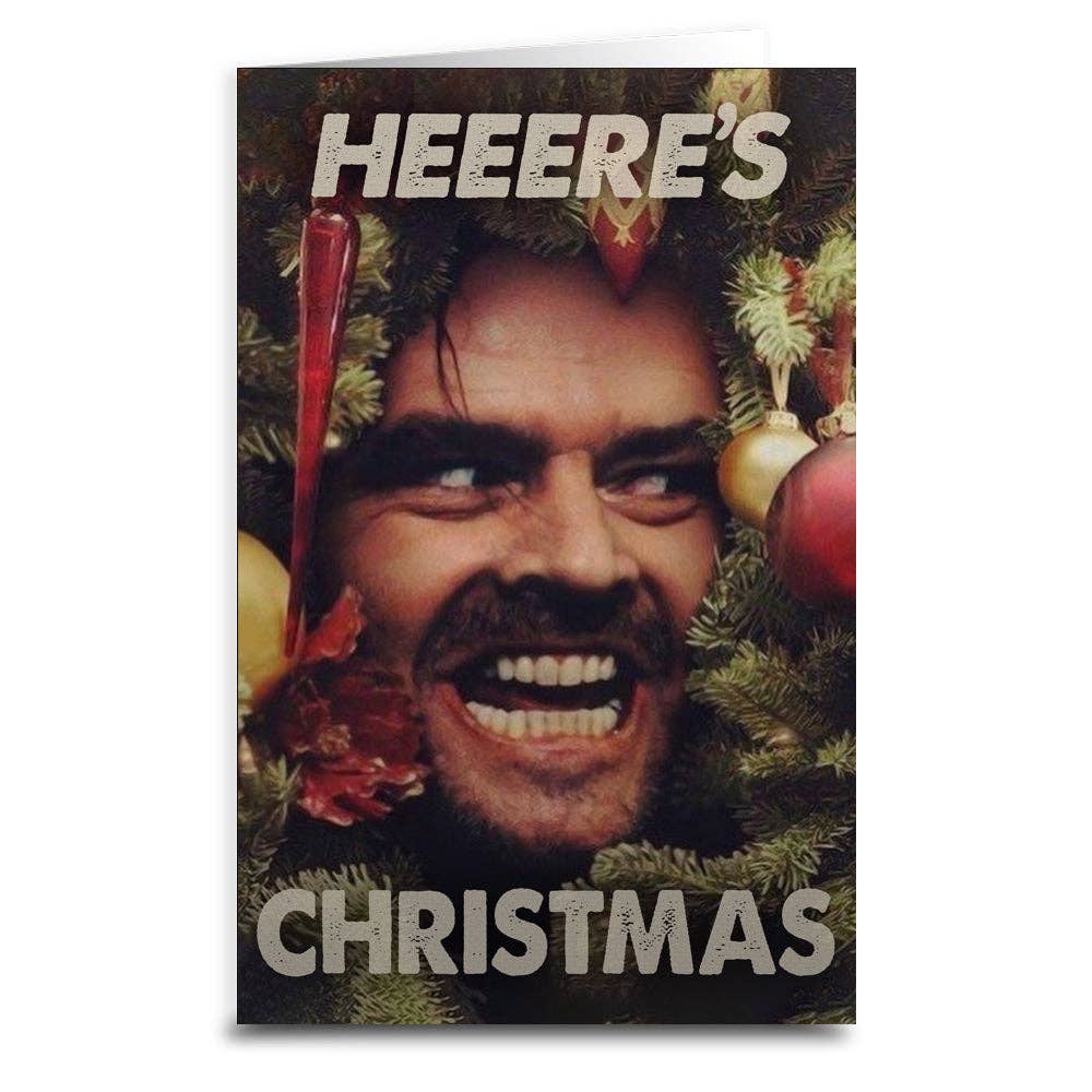 Heeere's Christmas Greeting Card