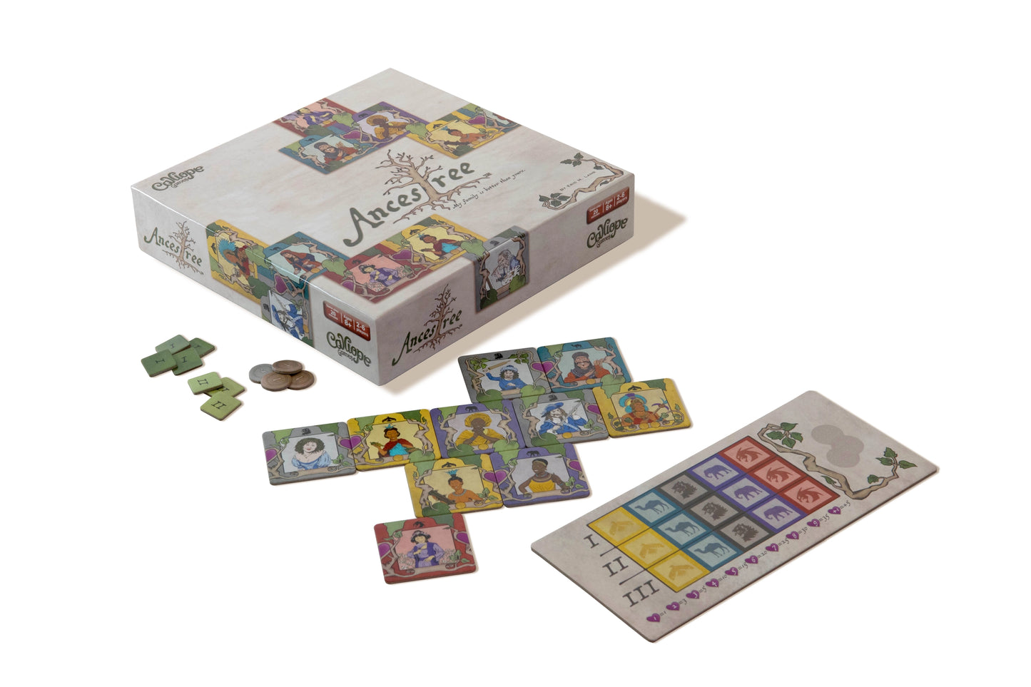 Ancestree - An Elegant Tile Drafting Family Board Game