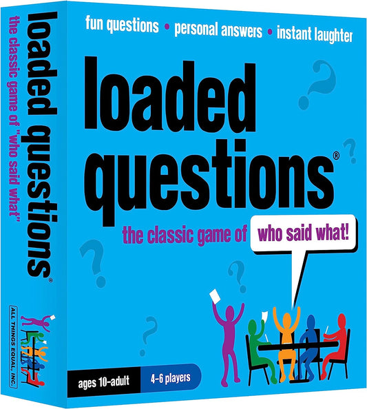 Loaded Questions: the classic game of who said what!