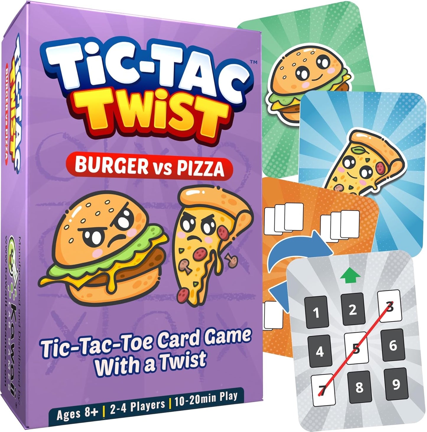 Tic Tac Twist : Burger Vs Pizza