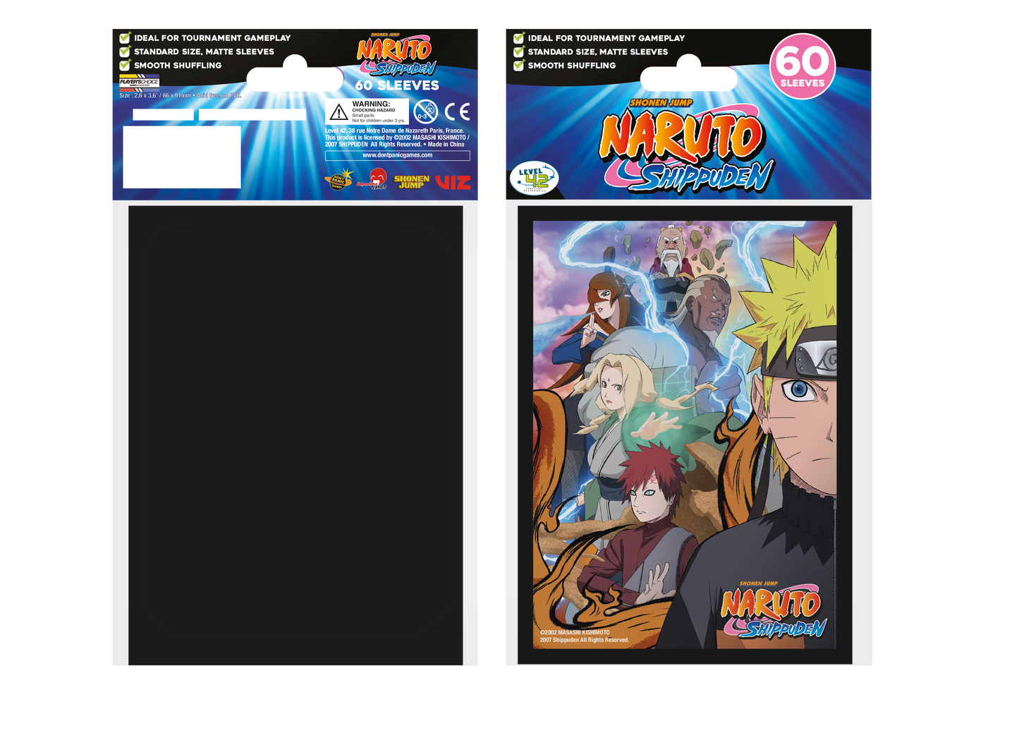 Officially Licensed Naruto YGO Sleeves - Ninja Fight