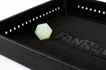 Shadow Light Blacklight Dice Tray with d20: Black