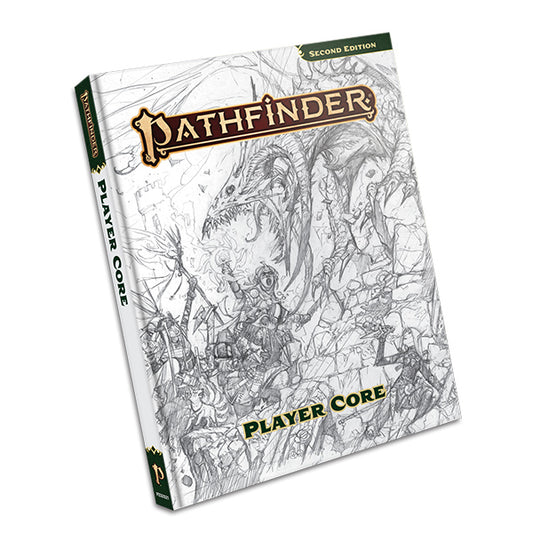 Pathfinder RPG, 2e: Player Core Remastered, Sketch Cover