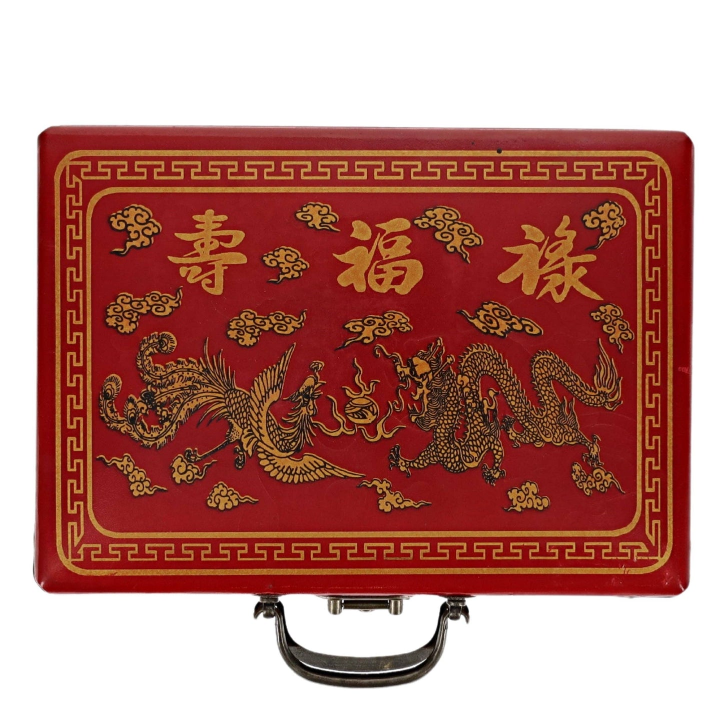 Traditional Chinese Mahjong Set Travel Size
