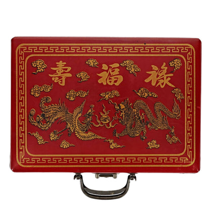 Traditional Chinese Mahjong Set Travel Size
