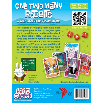One Two Many Rabbits - A Wild & Harey Card Game