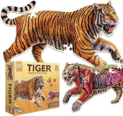Turn N Learn: Tiger Puzzle