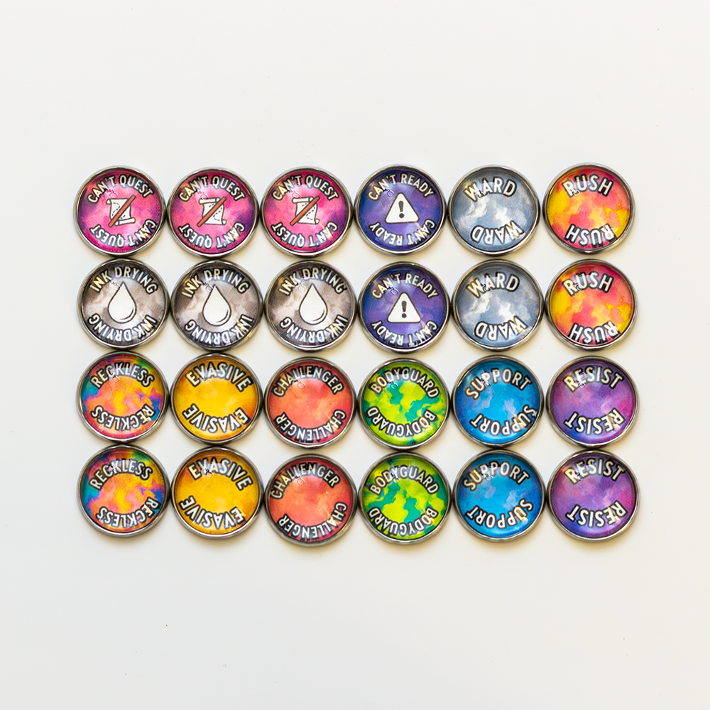 Handmade Status Token Set for the Lorcana TCG