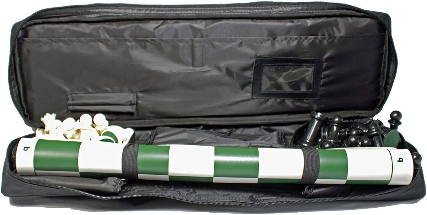 Triple Weighted Tournament Chess Set with Travel Bag