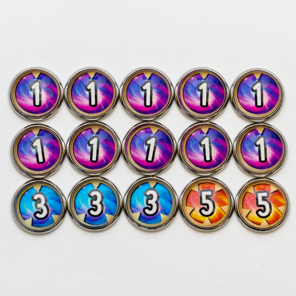 Handmade Damage Counters for the Lorcana TCG