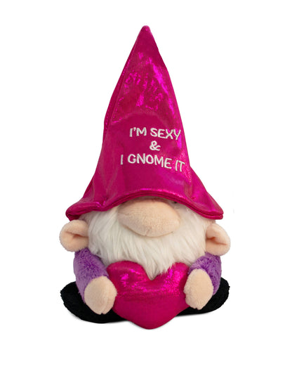 Gnome Plush  Sexy I Gnome It  Soft Toy Funny Cute Gift