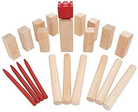 Outdoor Viking Kubb Chess Yard Game