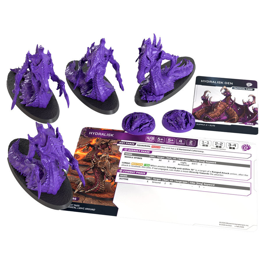 StarCraft: Tabletop Miniatures Game Zerg-Hydralisk, Expansion Set