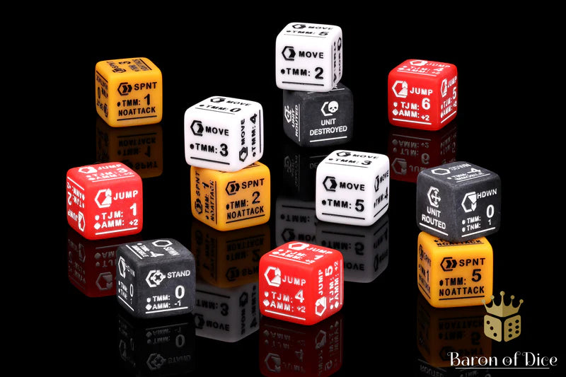 First Strike Movement Dice - Set of 12