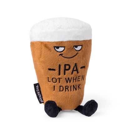 "IPA Lot When I Drink" Plush Pint, Holiday, Christmas