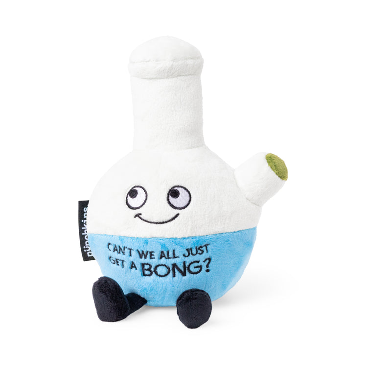 "Can't We All Just Get A Bong?" Plush Bong, Gift, Holiday, Christmas