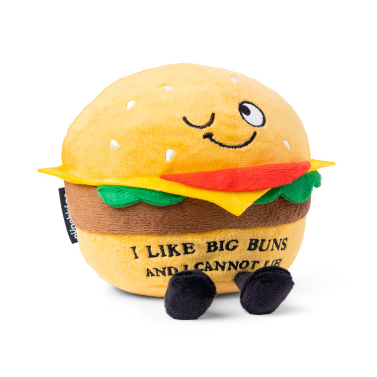 "I Like Big Buns & I Cannot Lie" Plush Hamburger, Holiday, Christmas