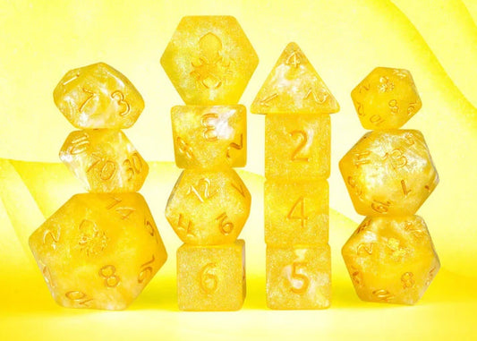Butter Lover 14pc Dice Set Inked in Gold