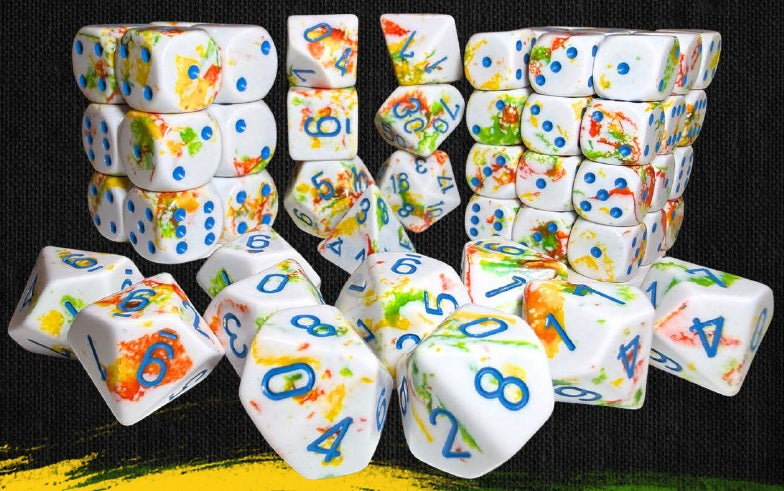 Chessex Brush Dice Breezy 7 Die Set