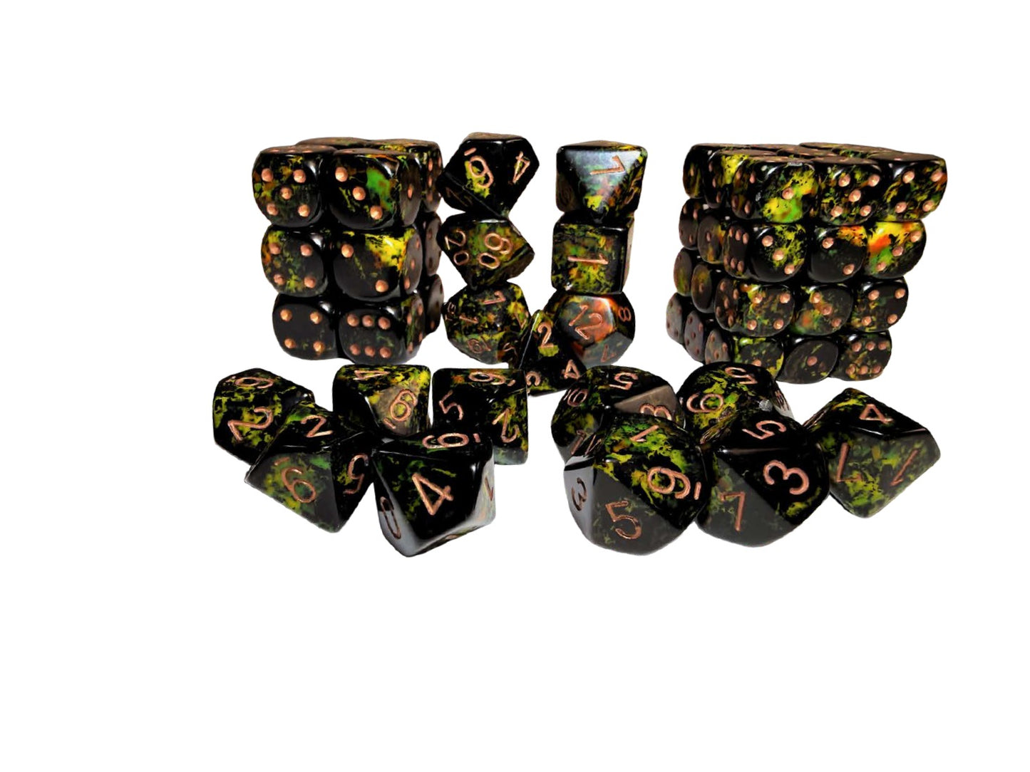 Chessex Brush Dice Deep Forest
