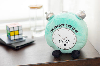 "You Snooze - You Lose" Plush Alarm Clock Holiday, Christmas